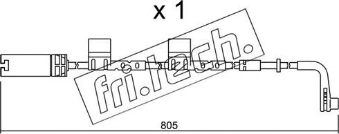 Fri.Tech. SU.222 - Contact d'avertissement, usure des plaquettes de frein cwaw.fr