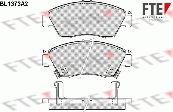 FTE 9010150 - Kit de plaquettes de frein, frein à disque cwaw.fr