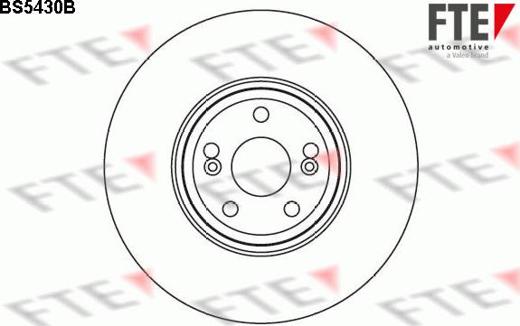 FTE BS5430B - Disque de frein cwaw.fr