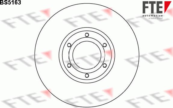 FTE BS5163 - Disque de frein cwaw.fr