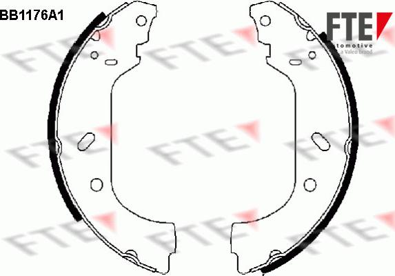 FTE 9100039 - Jeu de mâchoires de frein cwaw.fr