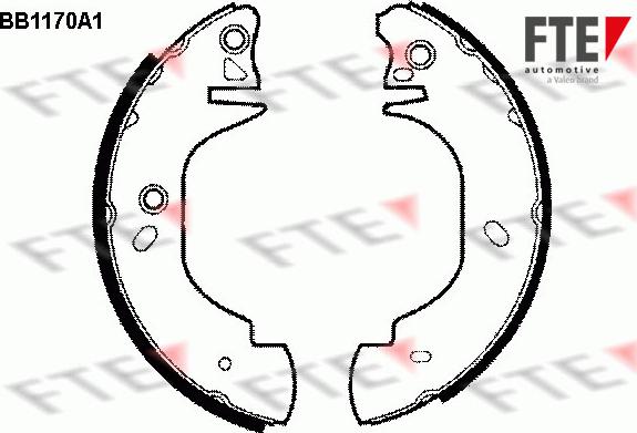 FTE 9100035 - Jeu de mâchoires de frein cwaw.fr