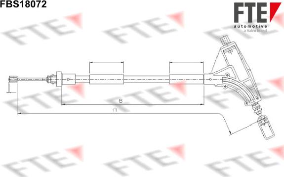 FTE 9250533 - Tirette à câble, frein de stationnement cwaw.fr