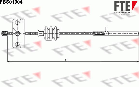 FTE 9250000 - Tirette à câble, frein de stationnement cwaw.fr