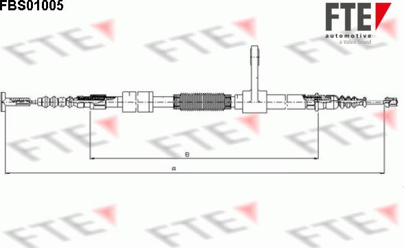 FTE 9250001 - Tirette à câble, frein de stationnement cwaw.fr