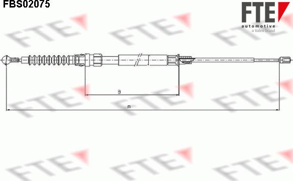 FTE 9250076 - Tirette à câble, frein de stationnement cwaw.fr