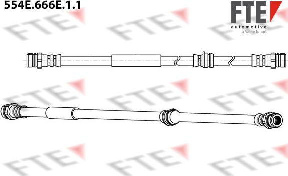 FTE 554E.666E.1.1 - Flexible de frein cwaw.fr