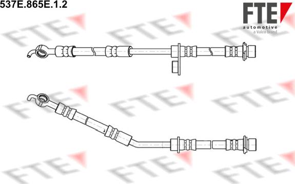 FTE 537E.865E.1.2 - Flexible de frein cwaw.fr