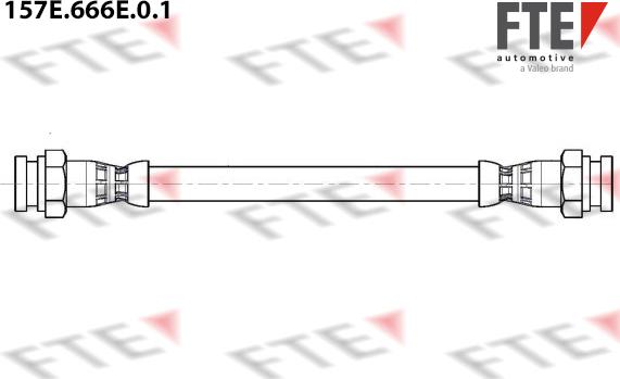 FTE 157E.666E.0.1 - Flexible de frein cwaw.fr