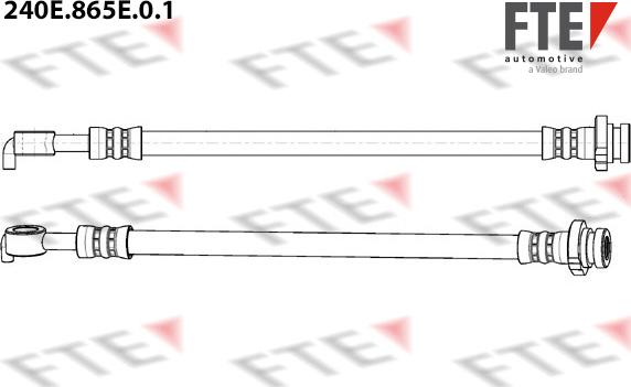 FTE 240E.865E.0.1 - Flexible de frein cwaw.fr