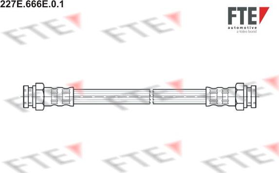 FTE 227E.666E.0.1 - Flexible de frein cwaw.fr