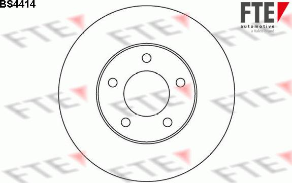 FTE BS4414 - Disque de frein cwaw.fr