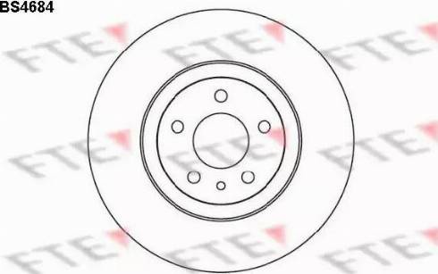 FTE BS4684 - Disque de frein cwaw.fr
