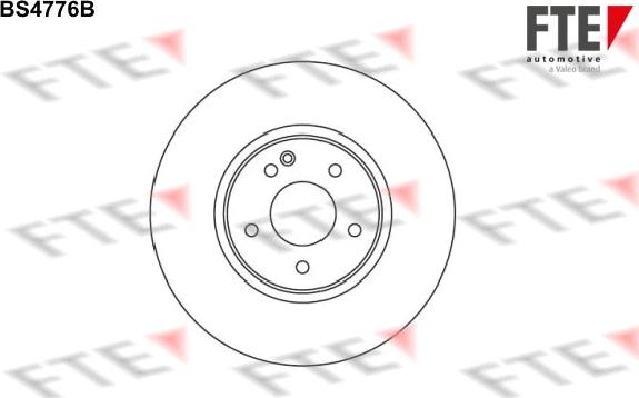 FTE BS4776B - Disque de frein cwaw.fr