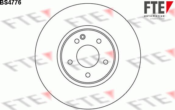 FTE BS4776 - Disque de frein cwaw.fr