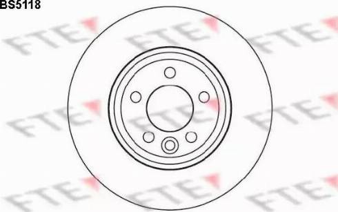 FTE BS5118 - Disque de frein cwaw.fr