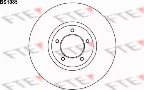 FTE BS1085 - Disque de frein cwaw.fr