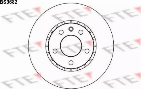 FTE BS3682 - Disque de frein cwaw.fr