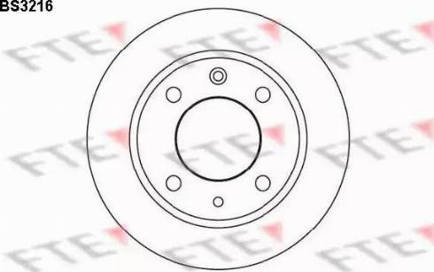 FTE BS3216 - Disque de frein cwaw.fr