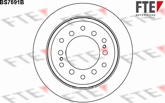 FTE BS7691B - Disque de frein cwaw.fr