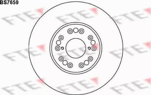 FTE BS7659 - Disque de frein cwaw.fr