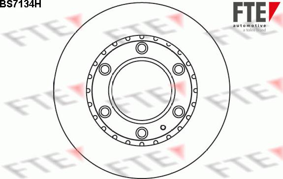 FTE BS7134H - Disque de frein cwaw.fr