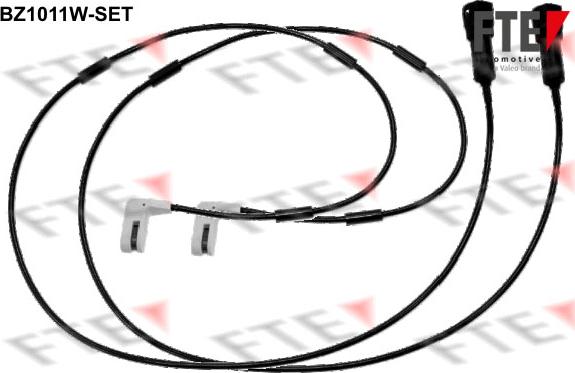 FTE BZ1011W-SET - Contact d'avertissement, usure des plaquettes de frein cwaw.fr