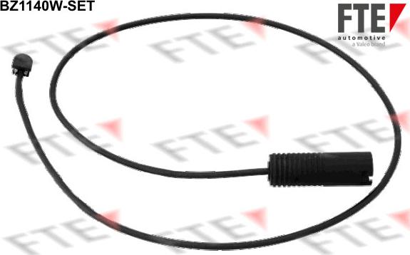 FTE BZ1140W-SET - Contact d'avertissement, usure des plaquettes de frein cwaw.fr