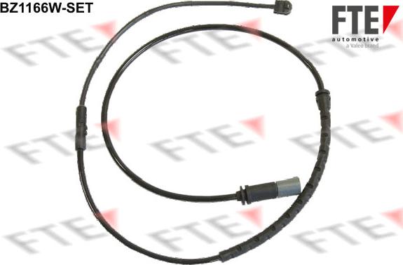 FTE BZ1166W-SET - Contact d'avertissement, usure des plaquettes de frein cwaw.fr