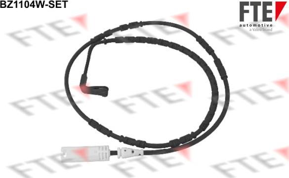 FTE BZ1104W-SET - Contact d'avertissement, usure des plaquettes de frein cwaw.fr