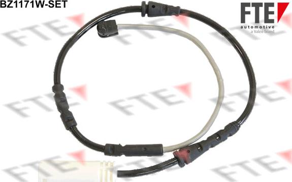 FTE BZ1171W-SET - Contact d'avertissement, usure des plaquettes de frein cwaw.fr