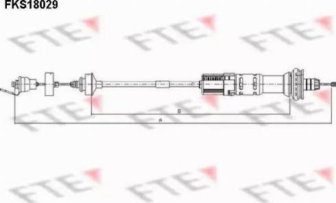 FTE FKS18029 - Tirette à câble, commande d'embrayage cwaw.fr