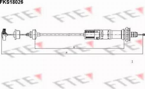 FTE FKS18026 - Tirette à câble, commande d'embrayage cwaw.fr