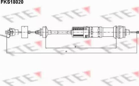 FTE FKS18020 - Tirette à câble, commande d'embrayage cwaw.fr