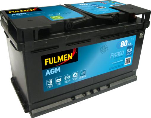 Fulmen FK800 - Batterie de démarrage cwaw.fr