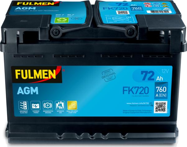 Fulmen FK720 - Batterie de démarrage cwaw.fr