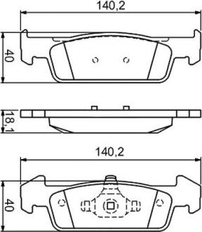 G.U.D. GBP154010 - Kit de plaquettes de frein, frein à disque cwaw.fr