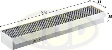 G.U.D. GCF5141C - Filtre, air de l'habitacle cwaw.fr