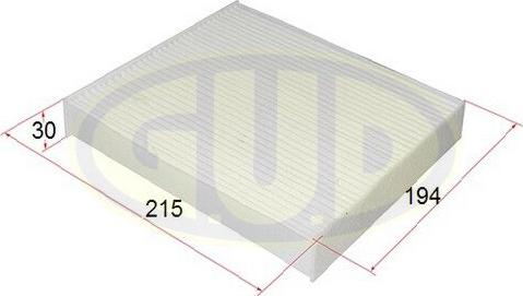 G.U.D. GCF1919C - Filtre, air de l'habitacle cwaw.fr