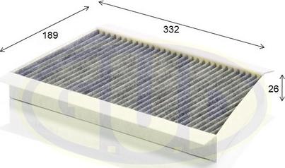 G.U.D. GCF3461C - Filtre, air de l'habitacle cwaw.fr