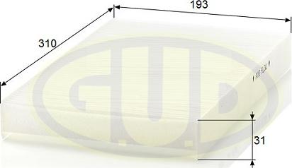 G.U.D. GCF3192 - Filtre, air de l'habitacle cwaw.fr