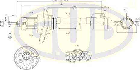 G.U.D. GSA634812 - Amortisseur cwaw.fr