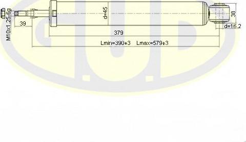 G.U.D. GSA349038 - Amortisseur cwaw.fr