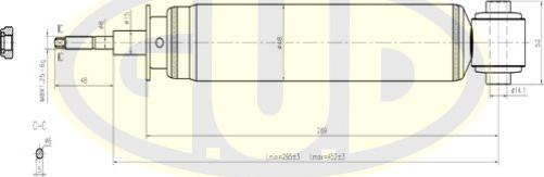 G.U.D. GSA349021 - Amortisseur cwaw.fr