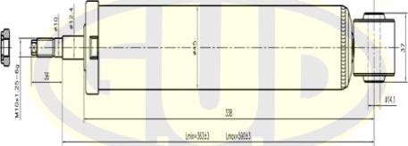 G.U.D. GSA354006 - Amortisseur cwaw.fr