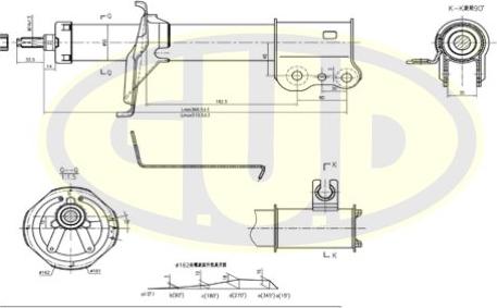 G.U.D. GSA334198 - Amortisseur cwaw.fr