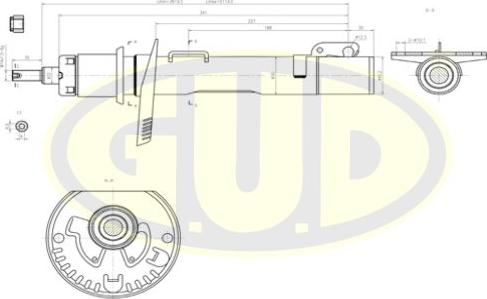 G.U.D. GSA334835 - Coupelle de suspension cwaw.fr