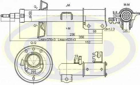 G.U.D. GSA333716 - Coupelle de suspension cwaw.fr