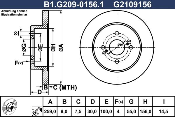 Galfer B1.G209-0156.1 - Disque de frein cwaw.fr