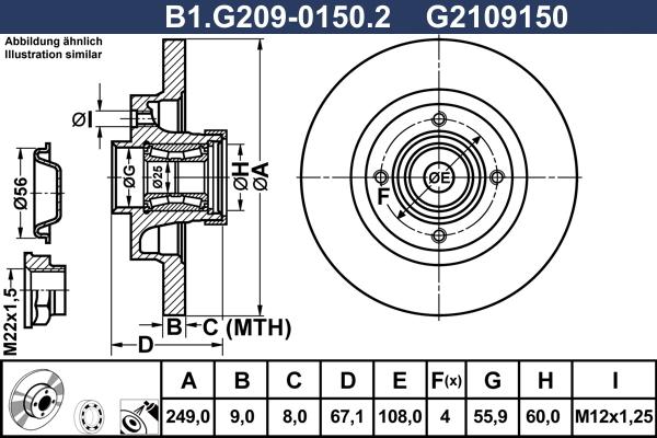 Galfer B1.G209-0150.2 - Disque de frein cwaw.fr